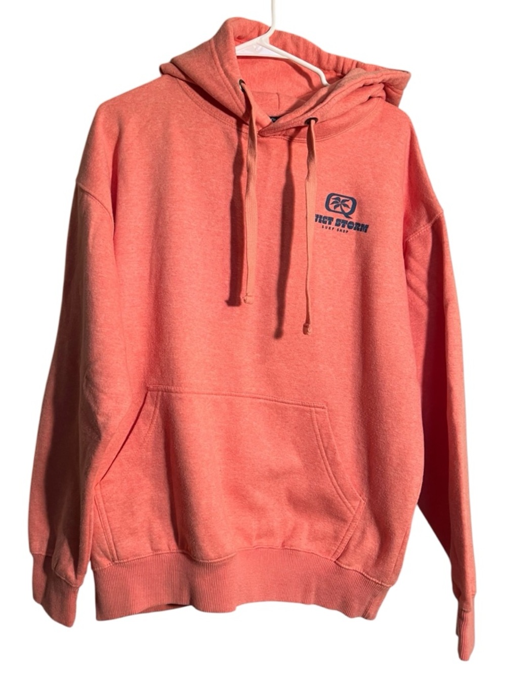 Quiet Storm Hoodie Hooded Sweatshirt Coral Surf Shop L